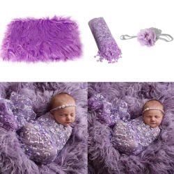 Coperta e cuscino per lettino puntelli per Fotografia neonato puntelli per tiro neonato per Fotografia