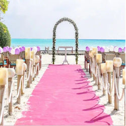 Tapis de mariage rose, tapis d'allée de fête, tapis d'hôtel de cérémonie de proposition