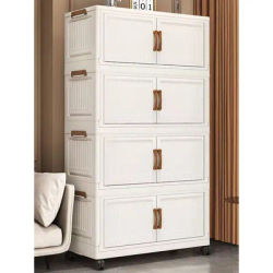 Storage Box, Household Folding Cabinet, Storage Cabinet for Clothes, Toys, Snacks, Extra-Large Capacity Storage Cabinet, Organizing Box
