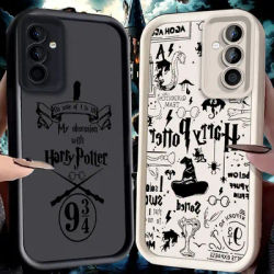 H-Harrys P-Potters Case for Samsung Galaxy S25 S24 S23 S22 S21 Ultra Plus S20 FE A55 A54 A53 A52 A52S A51 A50 A50S A35 A34 Cover