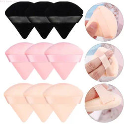 Powder Puff Face Makeup Sponge Cosmetics Soft Cotton Face Powder Puff Washable Velvet Makeup Puff Tools