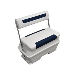 Wise DLX Pontoon 70 Qt Swingback Cooler Brite White/Mariner Blue Large DLX156-1904