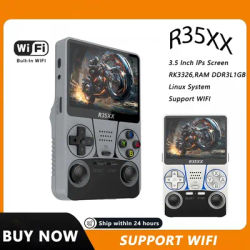 R35XX Retro Video Game Console Arkos System 3200mAH 3.5-inch IPS Screen Support Wifi Portable Handheld Movie Video Player