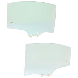 JC Whitney Door Glass, Rear, Driver & Passenger Side, 1-year unlimited-mileage warranty SET-JH481311