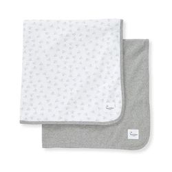 Honey Bee Organic Cotton Receiving Blankets 2 Pack
