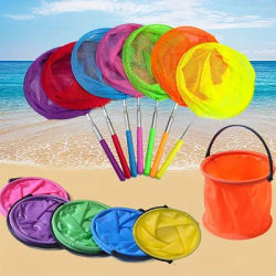 10/4/1pcs Folding Bucket with Handle - Portable, For Beach, Travel, Outdoor Garden Parties, Camping, Picnics, Fishing and Hiking