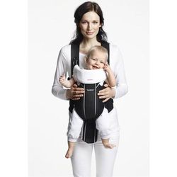 BabyBjrn Miracle Baby Carrier - Black/Silver