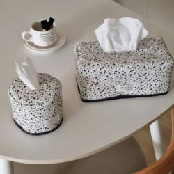 Splash Ink Tissue Case Vintage Wet Wipe Pouch Living Room Tissue Box Ins Aesthetic Tissue Bag Paper Holder Tissue Pouch