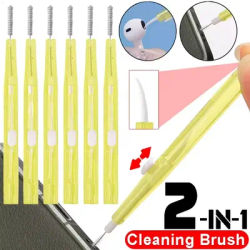 Brosse de nettoyage réglable pour Port de Charge de téléphone, nettoyeur de brosses pour haut-parleur IPhone 16, brosses Push-Pull pour AirPods, tablette, appareil photo