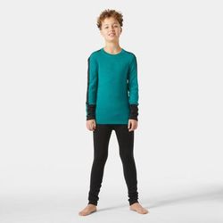 Helly Hansen Junior Lifa Merino Midweight Base Layer Set Green 140/10