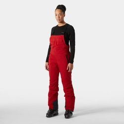 Helly Hansen Women's Legendary Insulated Ski Bib Trousers Red M
