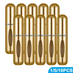 1/5/10PCS 5ml Portable Perfume Atomizer Mini Perfume Bottle Sample Spray Bottling Dispenser Cosmetics Travel Container