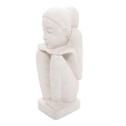 Sensitive Mood,'Handmade Stone Sculpture'