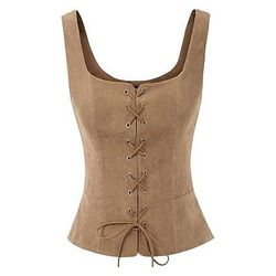 Retrò Vintage Medievale Rinascimento Corsetto Costume Per donna Halloween Mascherata Festa a Tema Fiera Rinascimentale Festival Adulti Corsetto