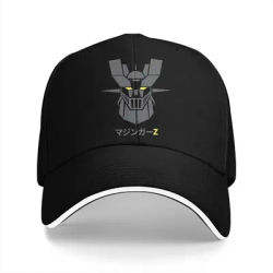 Mazinger Z-Casquette de Baseball Dark pour Homme et Femme, Chapeaux de Protection à Visière, Snapback UFO, Robot Grendizer