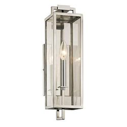 Alette Wall Sconce - Stainless Steel, 3 Light in Stainless Steel - Frontgate