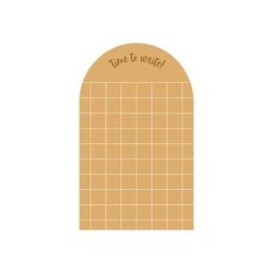 Lavagna adesiva magnetica arco quadretti calendula 60x98cm