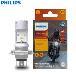 Philips Ultinon Moto Rally HS1 Faro LED AC/DC 6500K Bianco Brillante Lampada A LED Moto Fascio Alto Basso PX43t Lampadina 11636UMRX1