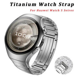 Cinturino di lusso in lega di titanio per Huawei Watch 5 42MM 46MM Cinturino elegante compatibile con smartwatch Huawei