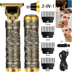 T9 3in1 Electric Shaver Rechargeble Hair Trimmer for Men Electric Hair Clipper Oil Shaving Head Electric Pusher Carving Care
