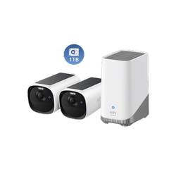 eufyCam E40 2-Cam Kit (HomeBase S380) + 1 TB Hard Drive 2-Cam Kit+1TB