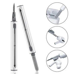 Kit de nettoyage 3 en 1 pour Airpods Pro 3 2 1, outil de nettoyage pour écouteurs Bluetooth, étui pour écouteurs Durable, stylo brosse propre pour téléphone intelligent