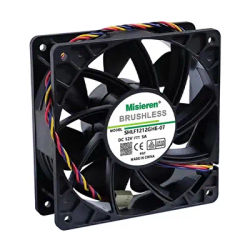 2025 Hot Miner Cooling Fan For Antminer Bitmain S7 S9 4-Pin Connector Brushless Replacement DC 12V 5.0A Cooler Fan Low Noise