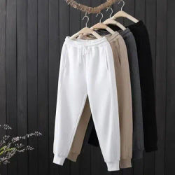 Fashionable men sports pants, jogging pants, casual elastic waistband drawstring pocket , oversized men pants in multiple colors