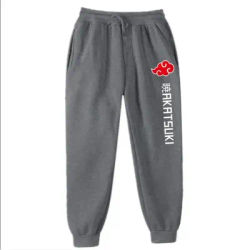 Fashion Print Men's Women's Jogging Hip Hop Pants Street Clothing Hot Selling Anime Pants Akatsuki Fleece Trousers S-3XL