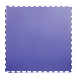 Lock-Tile 7mm Blue PVC Smooth Tile (30 Pack)