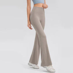 INLUMINE Sports Flared Leggings Womens Yoga Pants Gym Fitness Dance Flare Leg Woman Street Wear Casual Wide Leg Pants Tights