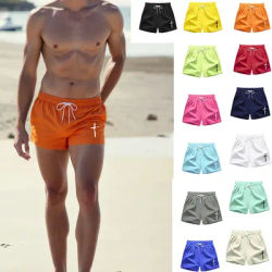Men'S Badminton Sports Jerseys Shorts Loose Quick Drying Drawstring Beach Pants Running Fitness Training Swimming Casual Shorts