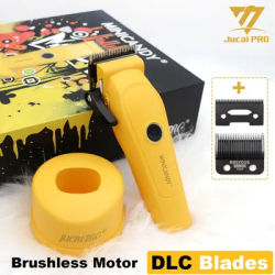 JUCAI MINICANDY JC06 Hair Clippers Men Professional DLC Blade 7200RPM Brushless Motor Base Charger 3200mhA Barber Hair Clipper