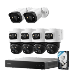 eufy PoE NVR Security System S4 Max + 2 PoE Cam E40 Add-Ons
