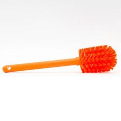 Carlisle 40000EC24 12" Pint Bottle Brush - Poly/Plastic, Orange