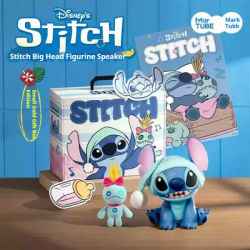 Martube nouveau Disney Lilo & Stitch série point Figurines ornements haut-parleur Anime point pyjama fête Bluetooth haut-parleur jouet cadeaux