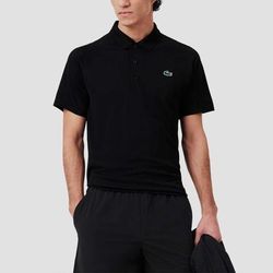 Lacoste Sport Raglan Polo Men's Tennis Apparel Black