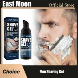 Men Shaving Gel Softening Roots Refreshing Smell Improve Moisturize Deep Clean Non-irritating Reducing Friction Smooth Shave Gel
