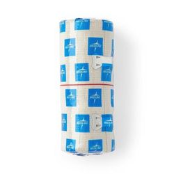 Medline Sure-Wrap Elastic Bandage with Clips, 4" x 5 yd. (10.2 cm x 4.6 m), 1 EA (MDS055004H)