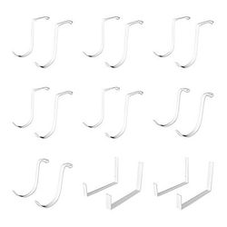 SafeRacks Hook Accessory Package - White (18-Pack)