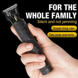 Professional Cordless Hair Clipper and Trimmer for Men T Blade Zero Gapped Rechargeable Beard Shaver Gifts for men