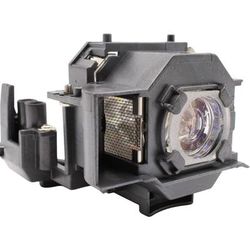 Jaspertronics™ Original Lamp & Housing for the Epson Powerlite 62C Projector - 1 Year Warranty