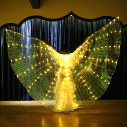 Belly Dance LED ISIS Wings Yellow M (115 149cm)