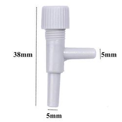 Aquarium Air Flow Control Valve For Fish Tank Oxygen Tube Connection 5 3