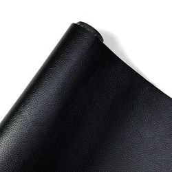 PU Leather Self Adhesive Repair Patch, Sofa, Car Seat, Furniture & Bag Fix, Waterproof & Durable black 13.8" 39.4"