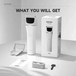 Cordless Hair Clipper And Beard Trimmer For Men white