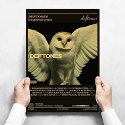 Mitski, Drake, Deftones Poster: Aesthetic Music Album Art Canvas For Room Wall Decor A4 6
