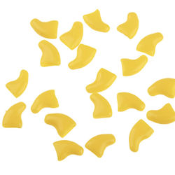 Kitten Claw Nail Cover Caps Yellow Large
