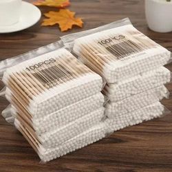 100pcs Per Pack Baby Cotton Swabs Double Ended Ear Cleaning Sticks Healthy Cleaning Tools For Infants 100pcs Per Pack Baby Cotton Swabs Double Ended Ear Cleaning Sticks Healthy Cleaning Tools For Infants