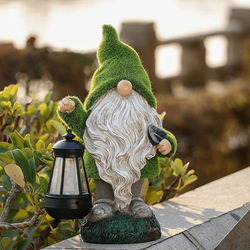 Solar Gnome Garden Ornaments Jinzic